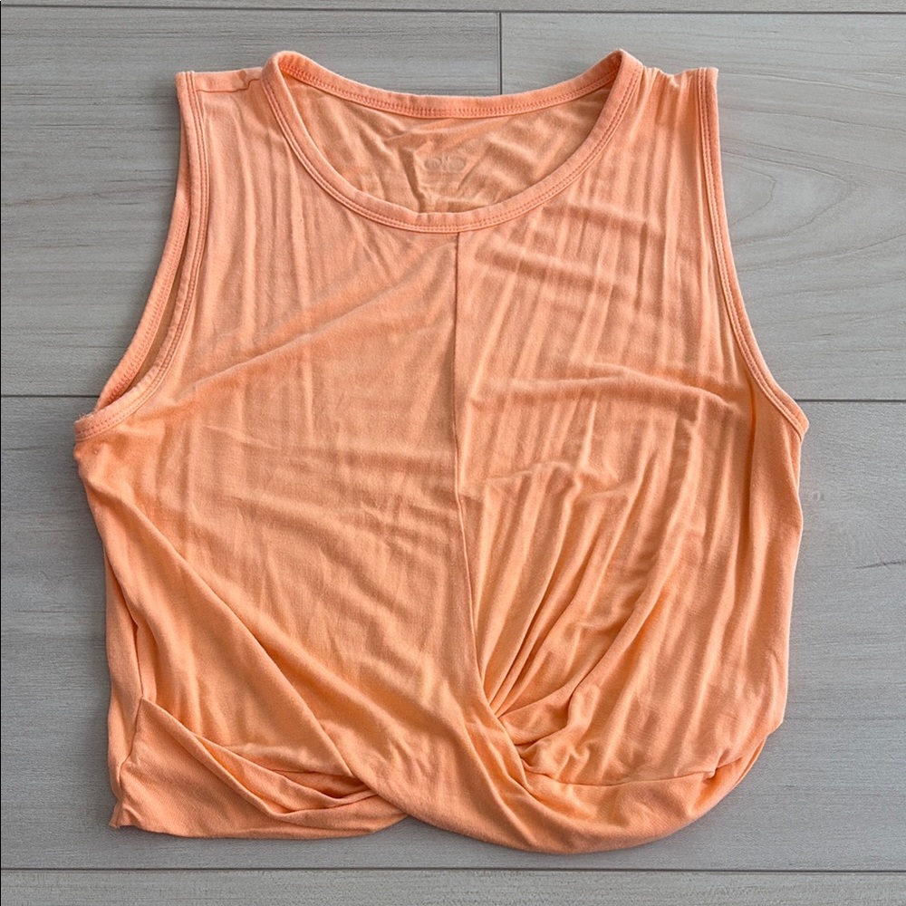 Alo Yoga Cover Tank - Orange